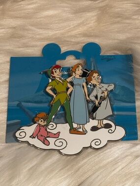 Peter Pan Wendy Michael John on Cloud Disneyland Paris Pin Nov 2023 Jumbo Pin